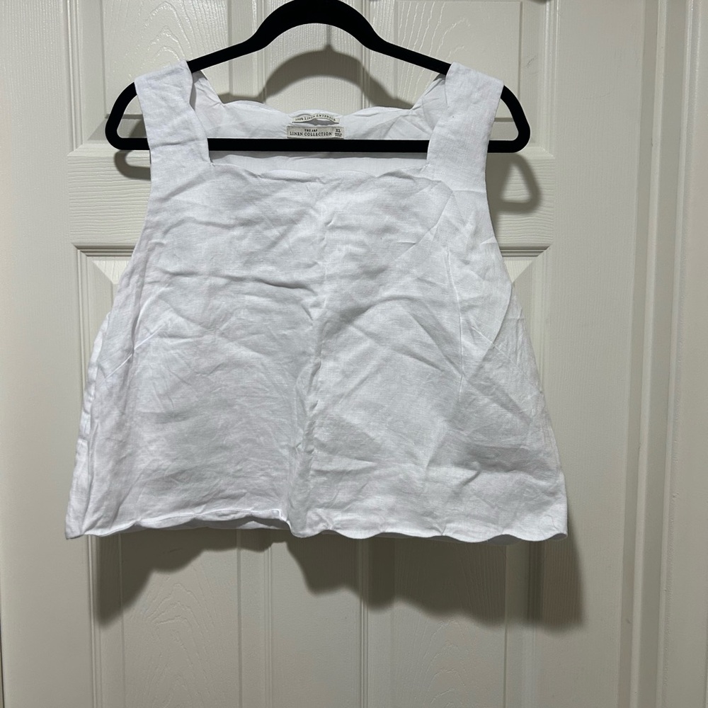 Abercrombie & Fitch White Tank Top - Picture 1 of 2